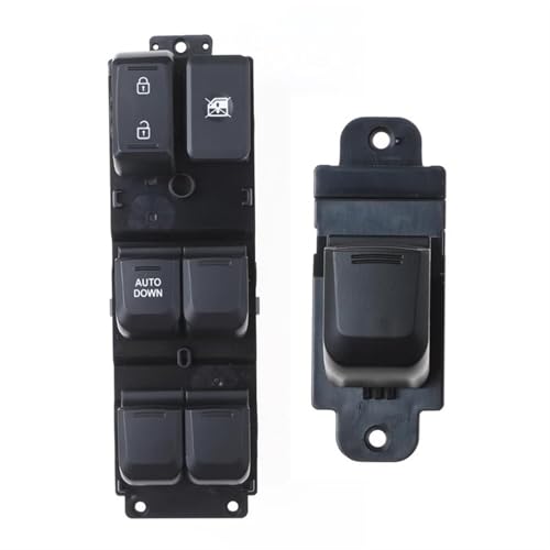 Schalter Fensterheber Für KIA Für Rio K2 2011-2016 Auto Elektrische Fensterheber Heber Master Control Schalter 93570-4X000 93580-4X000 935804X000 935304X000 Elektronischer Handbremsschalter(A set) von HAMFISTB