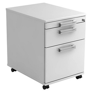 HAMMERBACHER AC20 NU Rollcontainer weiß 3 Auszüge 42,8 x 58,0 x 59,0 cm von HAMMERBACHER