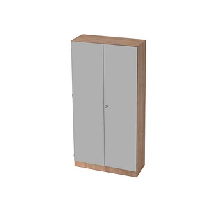 HAMMERBACHER Aktenschrank 6910, V6910/N/S/SG nussbaum, silber 4 Fachböden 100,0 x 42,0 x 200,4 cm HAMMERBACHER Aktenschrank 6910, V6910/N/S/SG nussbaum, silber 4 Fachböden 100,0 x 42,0 x 200,4 cm von HAMMERBACHER