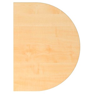 HAMMERBACHER Anbautisch höhenverstellbar Gradeo ahorn, weiß halbrund 60,0 x 80,0 x 65,5 - 82,5 cm HAMMERBACHER Anbautisch höhenverstellbar Gradeo ahorn, weiß halbrund 60,0 x 80,0 x 65,5 - 82,5 cm von HAMMERBACHER