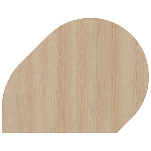 HAMMERBACHER Anbautisch höhenverstellbar LA81 eiche, silber Tropfenform 103,0 x 80,0 x 68,0 - 76,0 cm HAMMERBACHER Anbautisch höhenverstellbar LA81 eiche, silber Tropfenform 103,0 x 80,0 x 68,0 - 76,0 cm von HAMMERBACHER