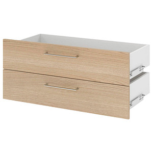 HAMMERBACHER FlexWall Schubladen eiche 79,6 x 35,0 x 34,6 cm von HAMMERBACHER