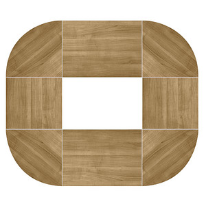 HAMMERBACHER Konferenztisch nussbaum oval, Rundrohr chrom, 320,0 x 240,0 x 72,0 - 74,0 cm HAMMERBACHER Konferenztisch nussbaum oval, Rundrohr chrom, 320,0 x 240,0 x 72,0 - 74,0 cm von HAMMERBACHER