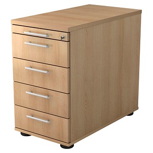 HAMMERBACHER Orbis Standcontainer eiche 5 Auszüge 42,8 x 80,0 x 72,0 - 76,0 cm HAMMERBACHER Orbis Standcontainer eiche 5 Auszüge 42,8 x 80,0 x 72,0 - 76,0 cm von HAMMERBACHER