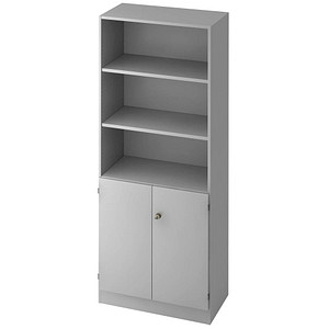 HAMMERBACHER Regalschrank V6770, V6770/5/5/SG lichtgrau 80,0 x 42,0 x 200,4 cm HAMMERBACHER Regalschrank V6770, V6770/5/5/SG lichtgrau 80,0 x 42,0 x 200,4 cm von HAMMERBACHER