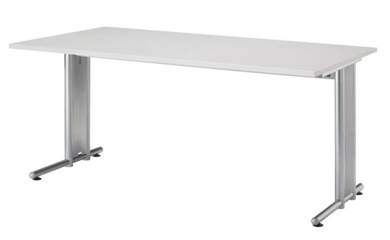 HAMMERBACHER Schreibtisch VNS16/5/S lichtgrau von HAMMERBACHER