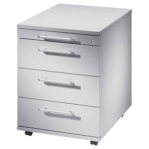 HAMMERBACHER Sira Rollcontainer lichtgrau 4 Auszüge 42,8 x 58,0 x 59,0 cm HAMMERBACHER Sira Rollcontainer lichtgrau 4 Auszüge 42,8 x 58,0 x 59,0 cm von HAMMERBACHER