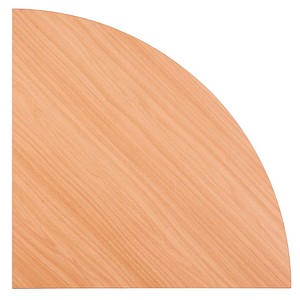 HAMMERBACHER Verbindungsplatte Savona buche, dreieckig abgerundet 80,0 x 80,0 x 2,5 cm von HAMMERBACHER
