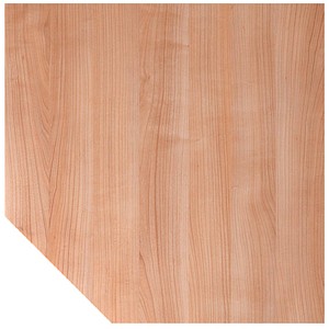 HAMMERBACHER Verbindungsplatte höhenverstellbar QT12 nussbaum, grafit Trapezform 120,0 x 80,0 x 68,0 - 76,0 cm von HAMMERBACHER
