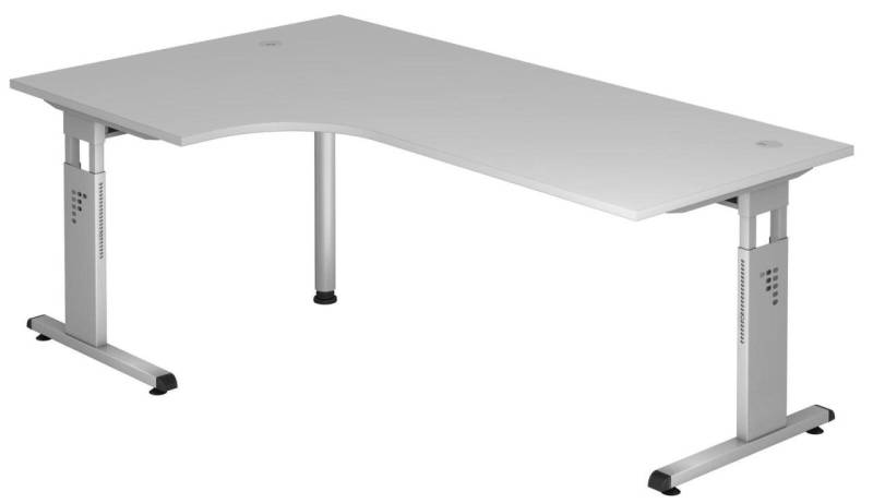 HAMMERBACHER VOS82/5/S höhenverstellbarer Schreibtisch 65 - 85 cm lichtgrau /... von HAMMERBACHER