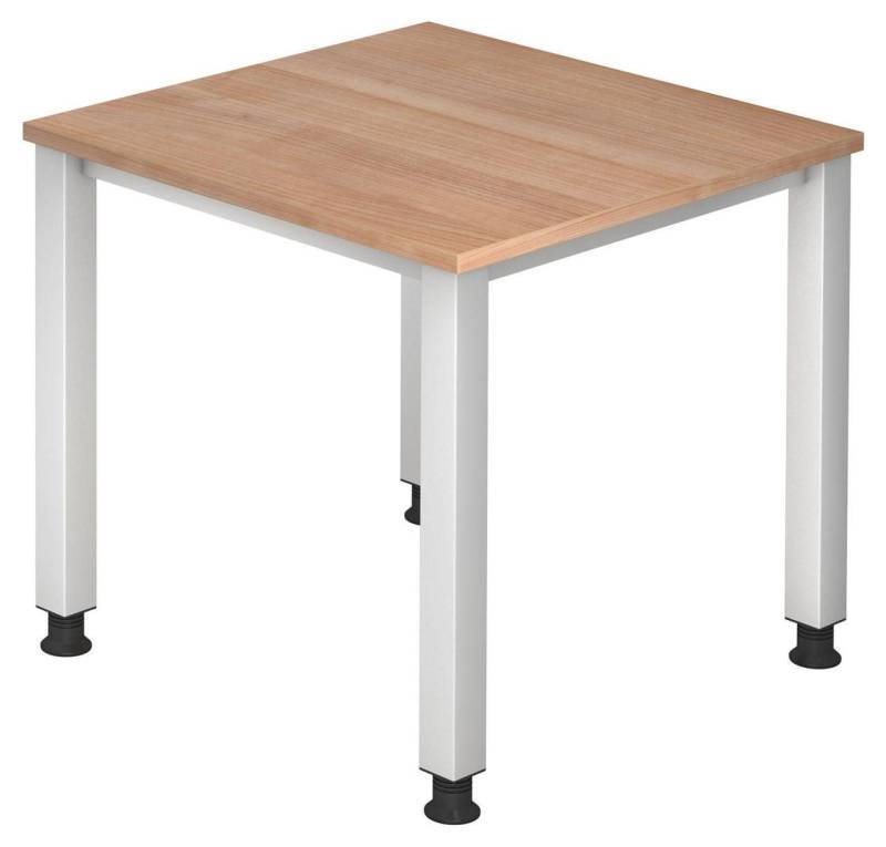 HAMMERBACHER höhenverstellbarer Schreibtisch VQS08/N/S nussbaum von HAMMERBACHER