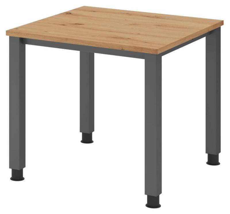 HAMMERBACHER höhenverstellbarer Schreibtisch VQS08/R/G asteiche von HAMMERBACHER