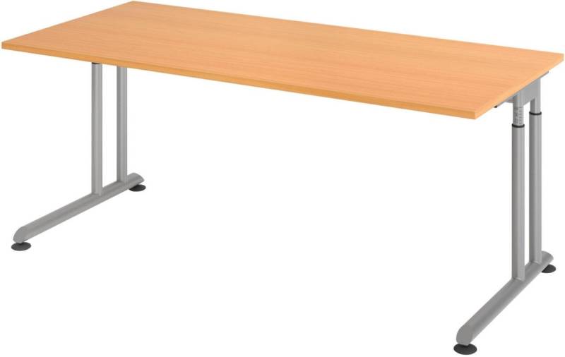 HAMMERBACHER höhenverstellbarer Schreibtisch VZS19/6/S buche von HAMMERBACHER