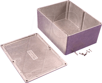 1550M - Alugehäuse, 1550 M, 120 x 100 x 35 mm, aluminium von HAMMOND MANUFACTURING