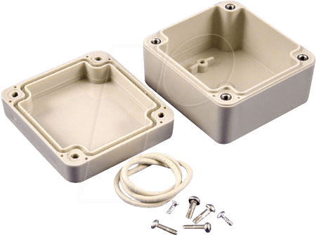 RP1025 - Kunststoffgehäuse, Serie RP, 60 x 65 x 40 mm, grau von HAMMOND MANUFACTURING