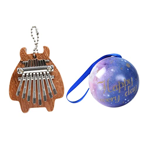 HAMPPLIES 1 Satz 8 Daumen Mini-Musikinstrument Schlüssel Fingerklavier musikinstrumente musical instruments rucksackbeutel schulterbeutel kleines Musikinstrument Mini-Kalimba-Klavier Sapel von HAMPPLIES