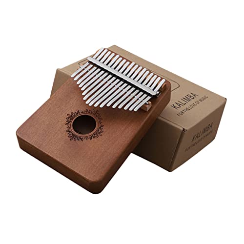 HAMPPLIES 1 Stück Daumen Finger praktische Kalimba mit 17 Tasten Kalimba-Musikinstrument Metall HAMPPLIES 1 Stück Daumen Finger praktische Kalimba mit 17 Tasten Kalimba-Musikinstrument Metall von HAMPPLIES