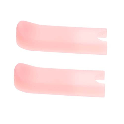 HAMPPLIES 2 Stück Saxophon-Fingerauflage Saxophon Daumenstütze Daumenschutz Saxophon-Daumenkissen Instrumentenzubehör Zubehör für Saxophon-Daumenstützen sax daumen abdeckung Kieselgel Rosa von HAMPPLIES