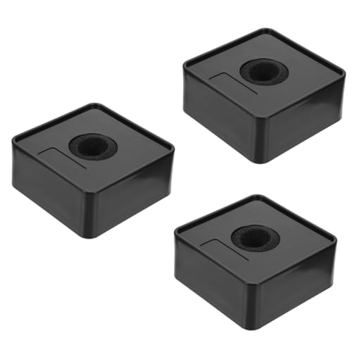 HAMPPLIES 3 Stck. Mikrofon-Logo Mikrofonschutz Mikrofonwürfel-Logo Mikrofonflagge konferenz triffier zubehör Logo für professionelles Vorstellungsgespräch nützliches Senderlogo Abs Black von HAMPPLIES