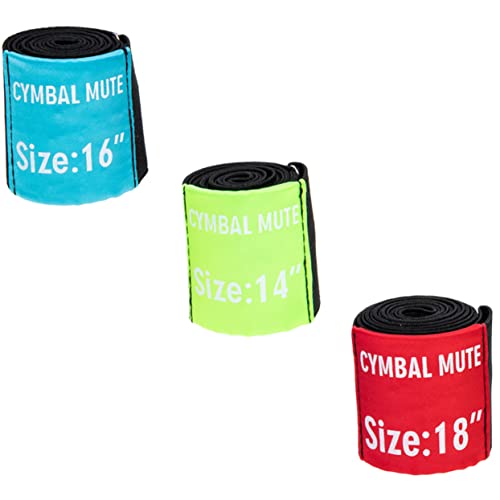 HAMPPLIES 3Stücke Teiliges Trommel Praxis mit Polyester Stummschaltern für Cymbals Pads für Schlaginstrumente Elastisch und Langlebig für Drummer HAMPPLIES 3Stücke Teiliges Trommel Praxis mit Polyester Stummschaltern für Cymbals Pads für Schlaginstrumente Elastisch und Langlebig für Drummer von HAMPPLIES