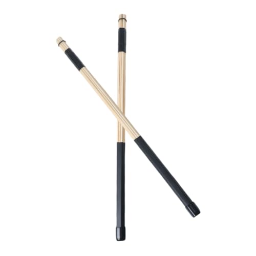 HAMPPLIES Bamboo Drum Brushes Leichte Trommelbürsten für Jazz und Folk Musik Teiliges Schwarz für Percussion und Sanftes Spiel HAMPPLIES Bamboo Drum Brushes Leichte Trommelbürsten für Jazz und Folk Musik Teiliges Schwarz für Percussion und Sanftes Spiel von HAMPPLIES