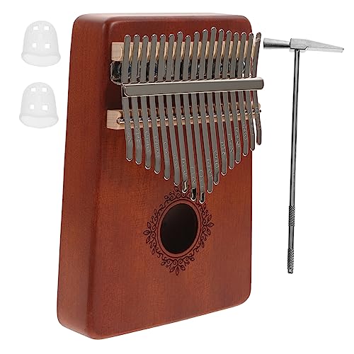 HAMPPLIES Daumen Klavier Instrument Finger-daumen-klavier Anfänger Musical Daumenklavier Mit 17 Tasten Daumenklavier 17 Tasten Daumenklavier Für Erwachsene Jahrgang Kalimba Rostfreier Stahl von HAMPPLIES