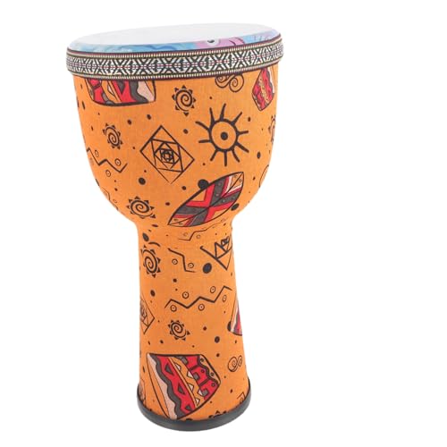 HAMPPLIES Djembe Trommel für Anfänger Handtrommel aus Sicherem Material für Erwachsene Leicht Tragbar für Rhythmisches und Musizieren von HAMPPLIES