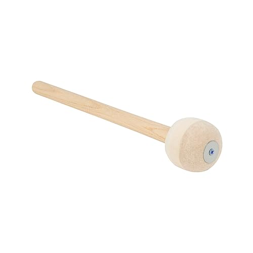 HAMPPLIES Großer Snare Drum Hammer mit Holzgriff Filz Kopf Trommelstöcke für Percussion Instrumente für Anfänger und Profis Live Auftritte von HAMPPLIES