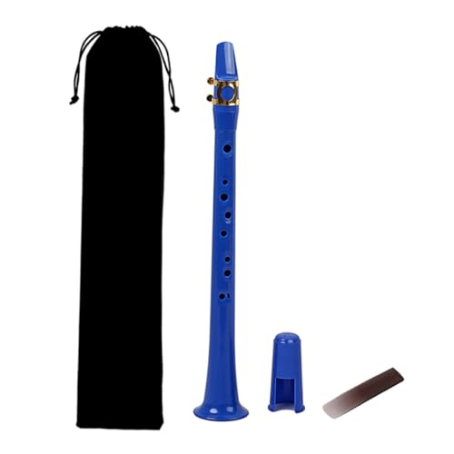 HAMPPLIES Saxophon Taschensaxophon Holzblasinstrument Blau von HAMPPLIES