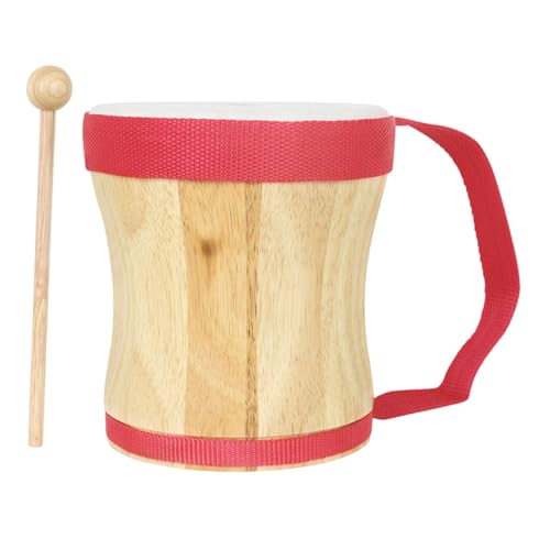 HAMPPLIES Schlagtrommel Schlaginstrumente Musikinstrumente Für Erwachsene Instrumentenzubehör Rhythmus-sticks Percussion-zubehör Holzinstrument Trommelinstrument Trommel Mit Stock Protokoll von HAMPPLIES