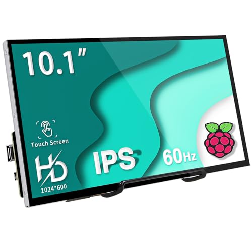 HAMTYSAN Touchscreen Monitor für Raspberry Pi,HDMI Display IPS Bildschirm-10.1 Zoll 1024X600 HD LCD Portable Monitor mit Ständer,für Raspberry Pi 400/4/3/2/Zero/B/B+ Jetson Nano Win11/10/8/7 HAMTYSAN Touchscreen Monitor für Raspberry Pi,HDMI Display IPS Bildschirm-10.1 Zoll 1024X600 HD LCD Portable Monitor mit Ständer,für Raspberry Pi 400/4/3/2/Zero/B/B+ Jetson Nano Win11/10/8/7 von HAMTYSAN