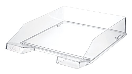 HAN 1026-X-23, Briefablage KLASSIK, 12 Stück, Modern, Schick, Transparent und Hochglänzend, 6er Packung, transparent-glasklar (12er Pack | glasklar) von HAN