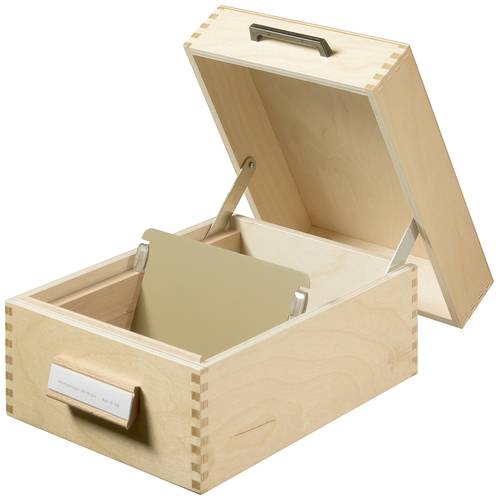 HAN 506 Karteikasten Naturholz max. Anzahl der Karten: 900 Karten DIN A6 quer mit Metallstütze, weg HAN 506 Karteikasten Naturholz max. Anzahl der Karten: 900 Karten DIN A6 quer mit Metallstütze, weg von HAN