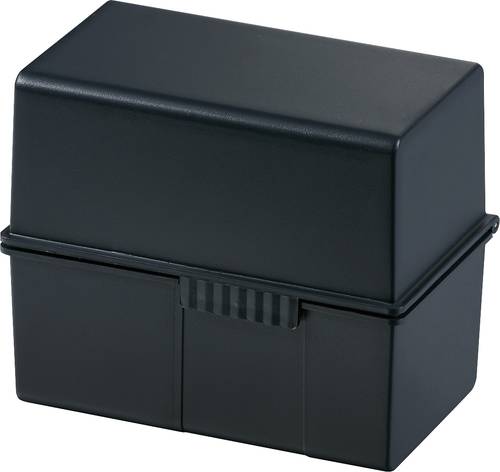 HAN 976-13 Karteibox Schwarz max. Anzahl der Karten: 400 Karten DIN A6 quer von HAN