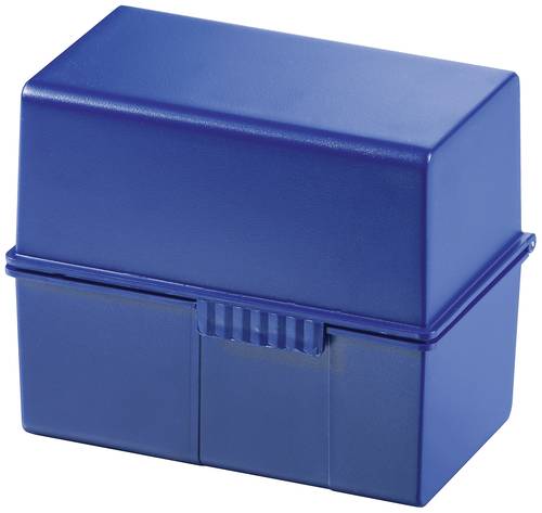 HAN 977-K-14 Karteibox Blau max. Anzahl der Karten: 300 Karten DIN A7 quer Deckel als zusätzlicher von HAN