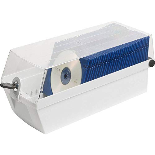 HAN 9260-11, CD-Box MÄX 60, Profibox für 60 CD/DVDs, Sicher mit Schloß und 2 MÄX Trays, lichtgrau HAN 9260-11, CD-Box MÄX 60, Profibox für 60 CD/DVDs, Sicher mit Schloß und 2 MÄX Trays, lichtgrau von HAN