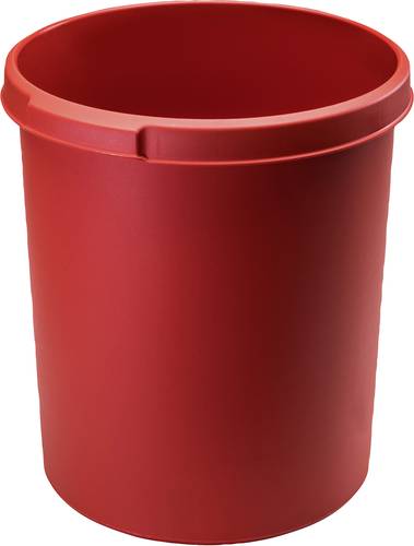 HAN KLASSIK 1834-17 Papierkorb 30l (Ø x H) 375mm x 410mm Polypropylen Rot 1St. von HAN