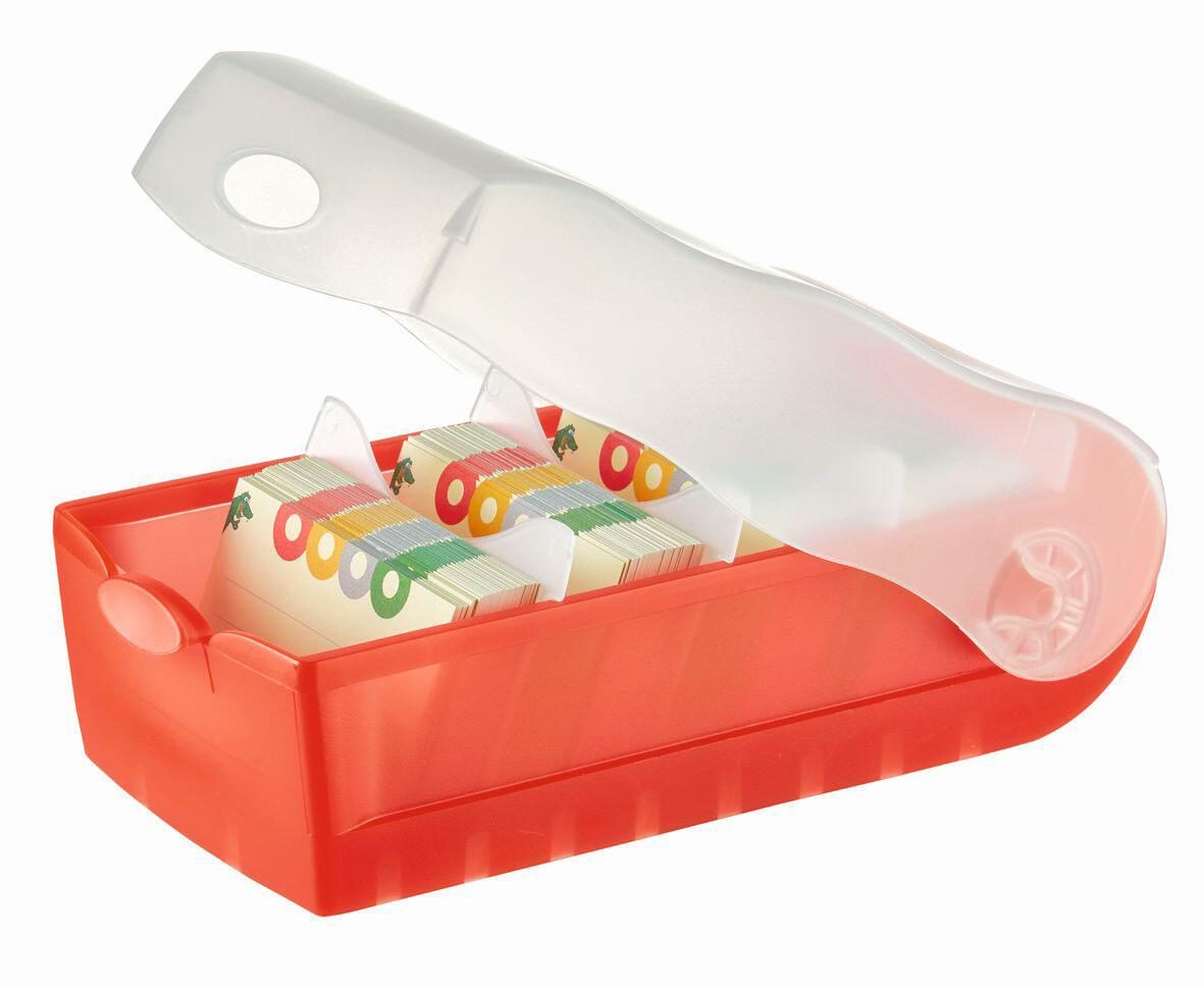 HAN Croco Karteikasten A7 900 Karteikarten rot HAN Croco Karteikasten A7 900 Karteikarten rot von HAN