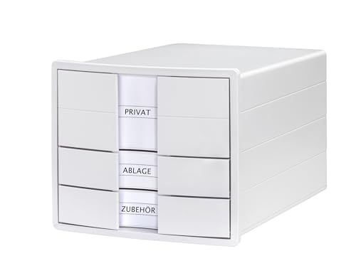 HAN Schubladenbox IMPULS 2.0 mit 3 geschlossenen Schubladen für DIN A4/C4 inkl. Beschriftungsschilder, Unterlagenbox, Boden mit Auszugsperre, möbelschonende Gummifüße, 1017-12, weiß HAN Schubladenbox IMPULS 2.0 mit 3 geschlossenen Schubladen für DIN A4/C4 inkl. Beschriftungsschilder, Unterlagenbox, Boden mit Auszugsperre, möbelschonende Gummifüße, 1017-12, weiß von HAN