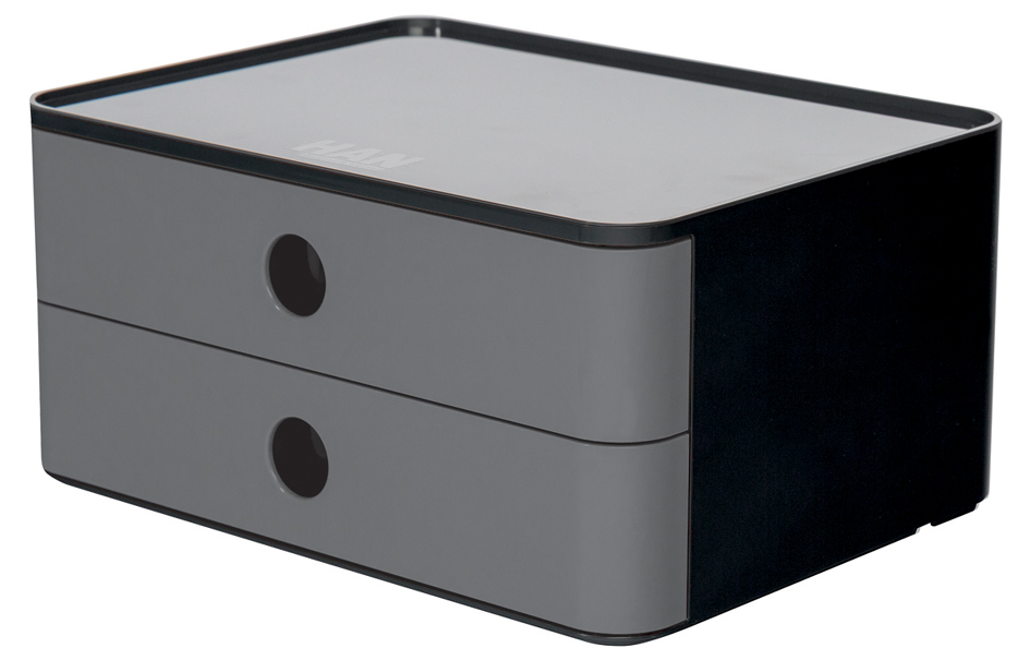 HAN Schubladenbox SMART-BOX ALLISON, 2 Schübe, granite grey von HAN