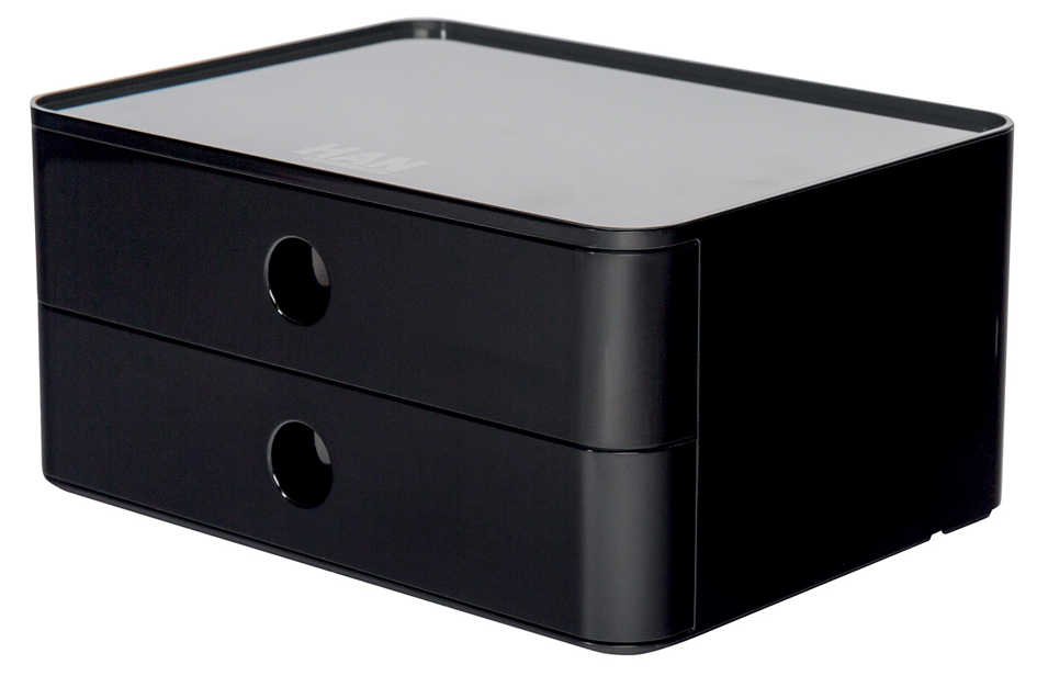 HAN Schubladenbox SMART-BOX ALLISON, 2 Schübe, jet black von HAN