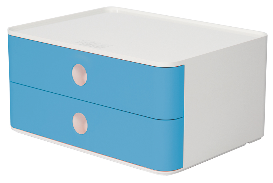 HAN Schubladenbox SMART-BOX ALLISON, 2 Schübe, sky blue von HAN