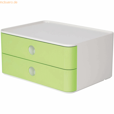HAN Schubladenbox Smart-Box Allison 260x195x125mm 2 Schübe lime green/ von HAN
