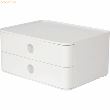 HAN Schubladenbox Smart-Box Allison 260x195x125mm 2 Schübe snow white von HAN