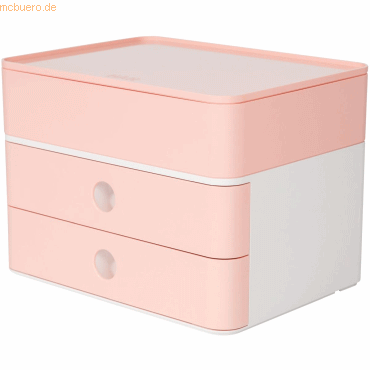 HAN Schubladenbox Smart-Box Plus Allison 2 Schübe flamingo rose/snow w HAN Schubladenbox Smart-Box Plus Allison 2 Schübe flamingo rose/snow w von HAN