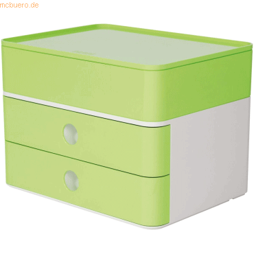 HAN Schubladenbox Smart-Box Plus Allison 2 Schübe lime green/snow whit von HAN