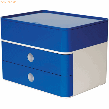 HAN Schubladenbox Smart-Box Plus Allison 2 Schübe royal blue/snow whit HAN Schubladenbox Smart-Box Plus Allison 2 Schübe royal blue/snow whit von HAN