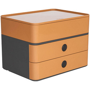 HAN Schubladenbox Smart Box plus ALLISON  caramel brown 1100-83, DIN A5 mit 3 Schubladen von HAN