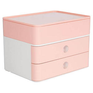 HAN Schubladenbox Smart Box plus ALLISON  flamingo rose 1100-86, DIN A5 mit 3 Schubladen von HAN