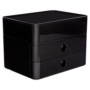 HAN Schubladenbox Smart Box plus ALLISON  schwarz 1100-13, DIN A5 mit 3 Schubladen von HAN
